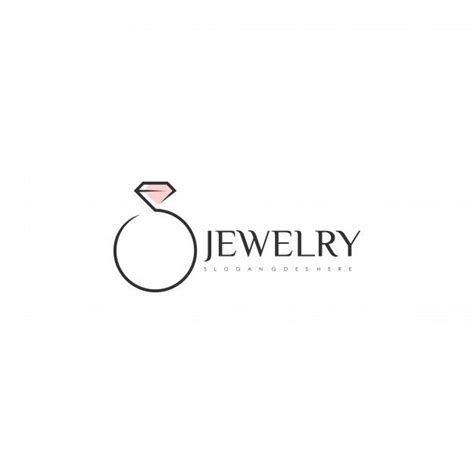 Ring Logo Premium Vector Jewelry Logo Design Jewelry Logo Ideas