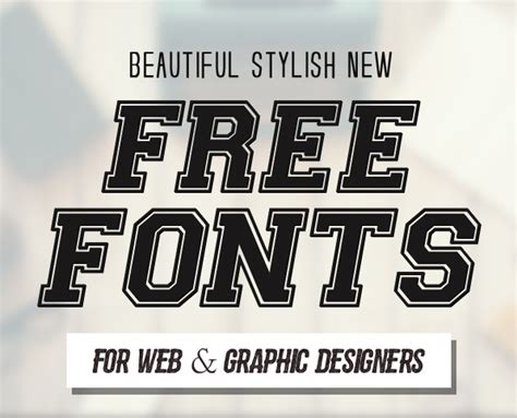 New Free Fonts - 21 Fonts For Designers | Fonts | Graphic Design ...