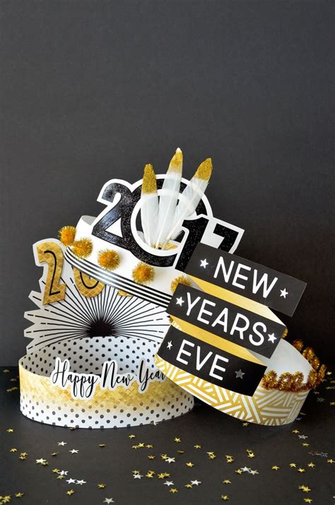Diy New Years Eve Hats Free Printables Project Nursery New Year
