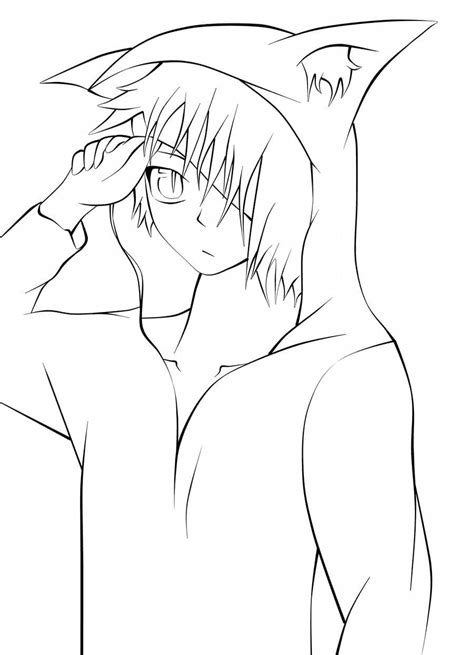 Boy Anime Coloring Pages Coloring Home