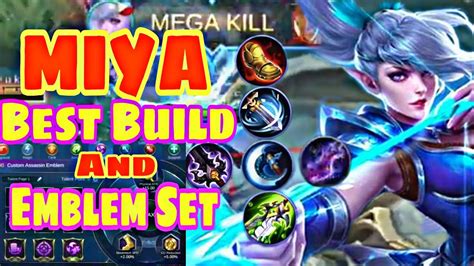 Miya Best Build And Emblem Set 2020 Complete Guide Mobile Legends