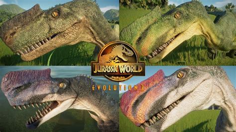 All Monolophosaurus Skins Jurassic World Evolution 2 Camp