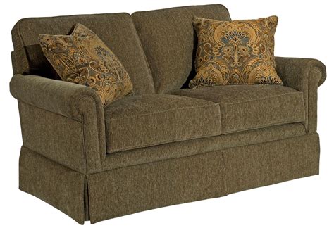 Broyhill Furniture Audrey Upholstered Love Seat With Rolled Arms Ahfa