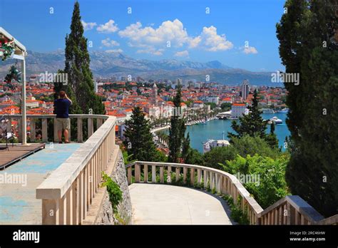 City Viewpoint Tourist Attraction In Split Croatia Landmarks Of