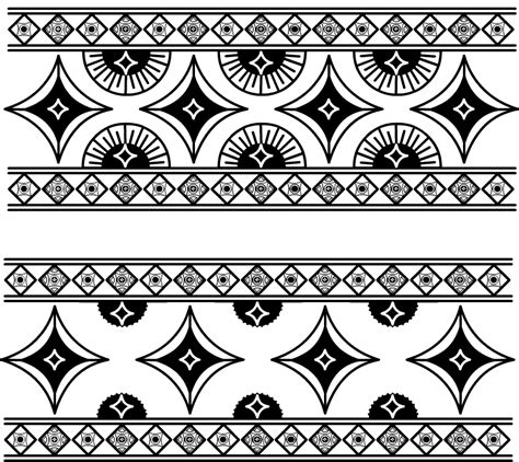 Indian Heritage Designs Patterns Border Designs