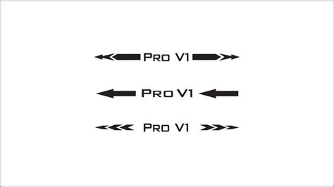 No Detail Too Small New Pro V1 And Pro V1x Sidestamps Thailand