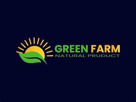 Green Farm Logo Farm Logo Design Sun Logo Design On Behance