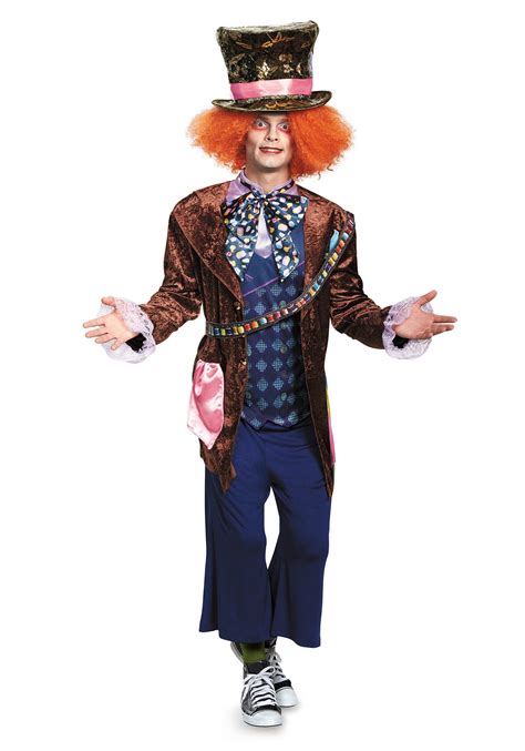 Adult Deluxe Mad Hatter Costume Movie Character Costume