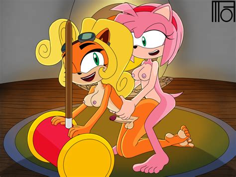 Rule 34 2futas All Fours Amy Rose Anal Anal Insertion Anal Sex Anthro