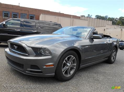 2014 Ford Mustang V6 Premium Convertible In Sterling Gray Photo 8