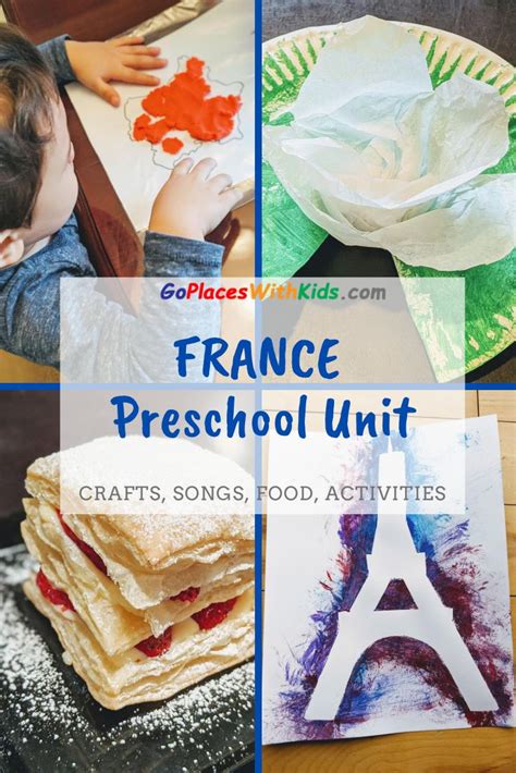 France Preschool Unit France For Kids Around The World Crafts For
