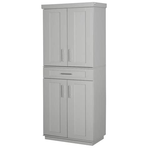 Homcom Modern Kitchen Pantry Freestanding Cabinet Cupboard With Doors