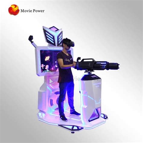 China Hot Sale 9d Vr Gatling Shooting Simulator With Htc Glasses China Virtual Reality And