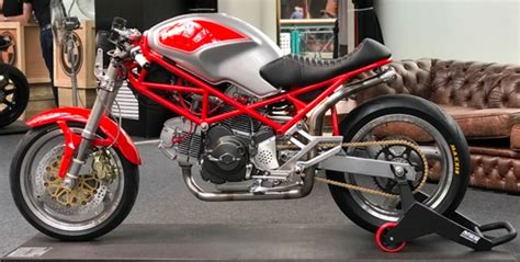 Fastec Racing Build 2001 Ducati M600 Dark Custom Bike Urious