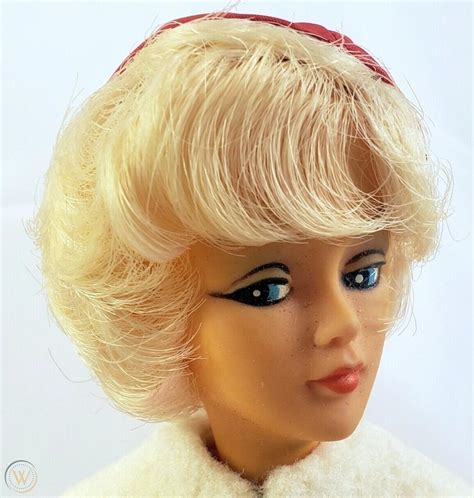 Vintage Platinum Blond Tina Cassini Mib Doll 1960s Red Riot Oleg Hong