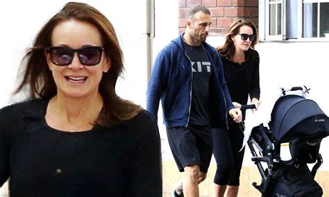 Michelle Bridges Enjoys Day Out With New Baby Axel And Partner Steve