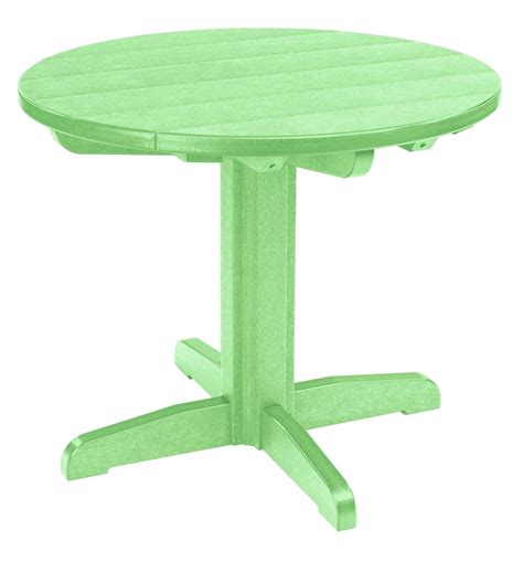 Generations Lime Green 32 Round Pedestal Dining Table From Cr Plastic