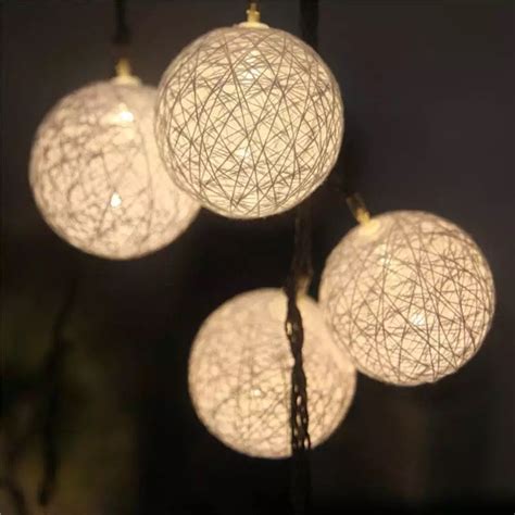 Cotton Ball String Light Hk Basics