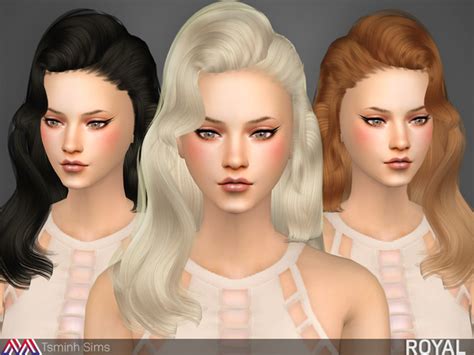 Royal Hair By Tsminhsims At Tsr Sims 4 Updates