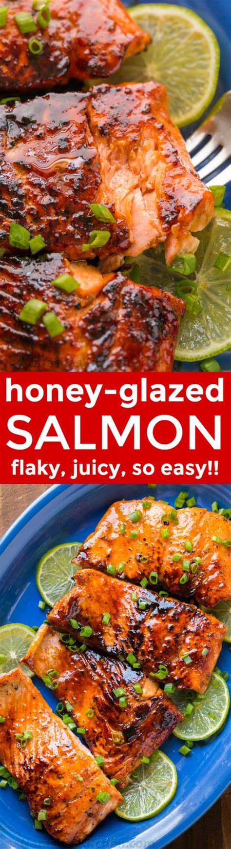 Honey Glazed Salmon Recipe Natashaskitchen 52710 Hot Sex Picture