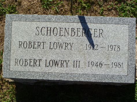 Robert Lowery Schoenberger 1922 1978 Find A Grave Memorial