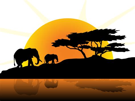 Jungle Silhouette Png Png Image Collection