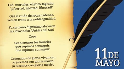 Letra del himno nacional argentino (versión original) oíd mortales el grito sagrado. Argentinos conmemoran el Día del Himno Nacional - Mundo Poder