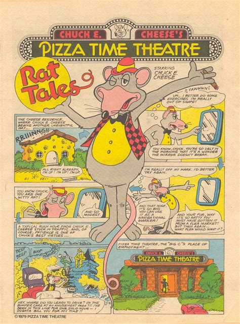 Rat Tales Pg1 Chuck E Cheese National Comic Book Day Book Cover Art