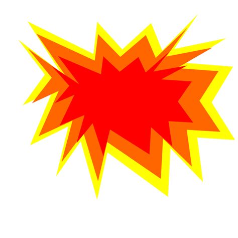 Explosion Clip Art Explode Cliparts Png Download 800800 Free