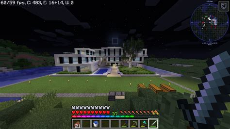 My Minecraft Modded Base 30000 ~ White Concrete 5000 Other Concrete