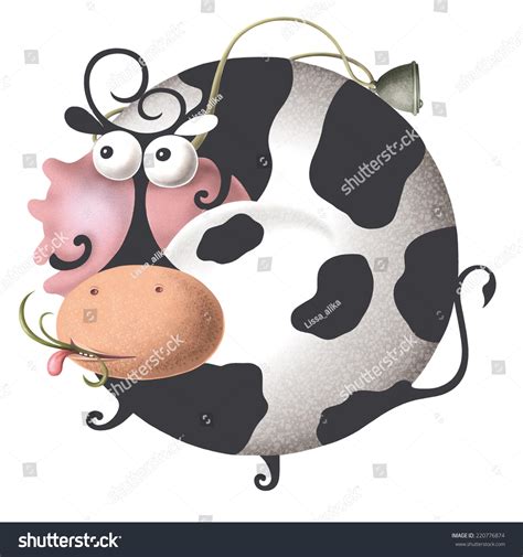 Strange Cow Cartoon Stock Photo 220776874 Shutterstock
