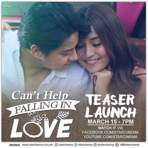 I apologize for the recurring appearances of jimmy stewart, cary grant and gene kelly. KathNiel Movie 'Can't Help Falling In Love' Gets Teaser ...
