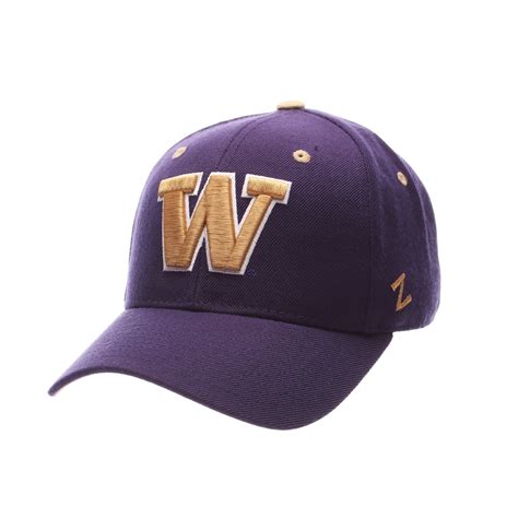 Washington Huskies Dh Fitted Hat Purple