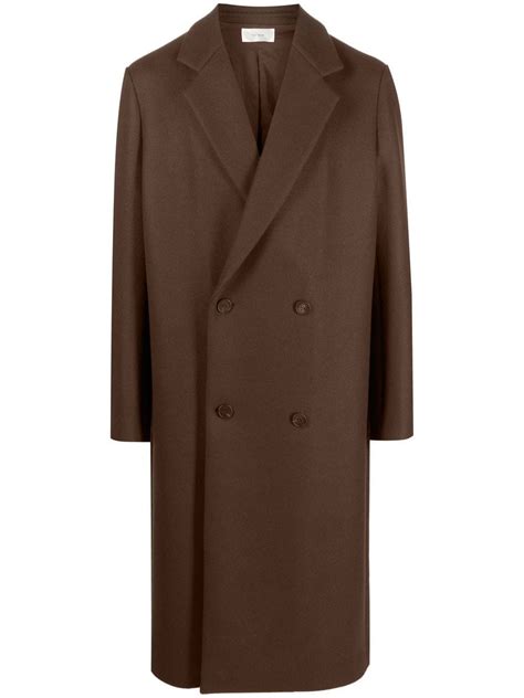 The Row Tailored Double Breasted Wool Coat Farfetch