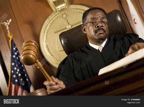 African American Judge Holding Image And Photo Bigstock