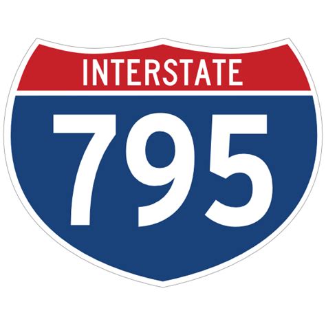 Interstate 795 Sign Sticker