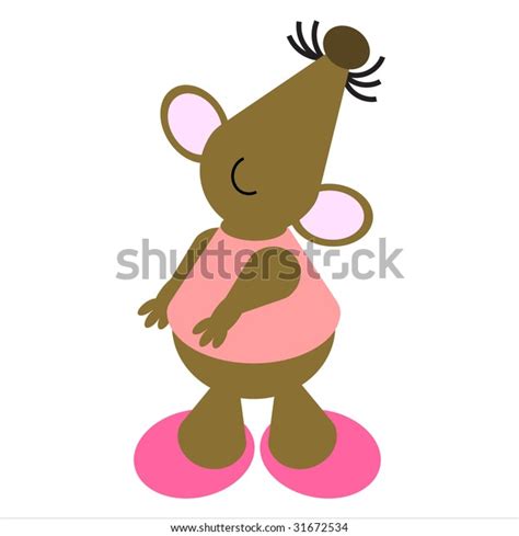 Cartoon Happy Dancing Mouse Stock Illustration 31672534 Shutterstock