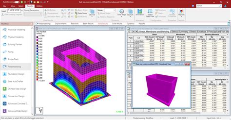 Fluid Retaining Structure Design Using Staadpro Advanced