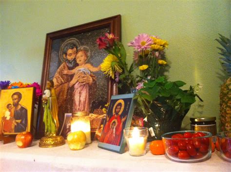 Making A Simple St Josephs Day Altar Liturgical Living Doesnt Have