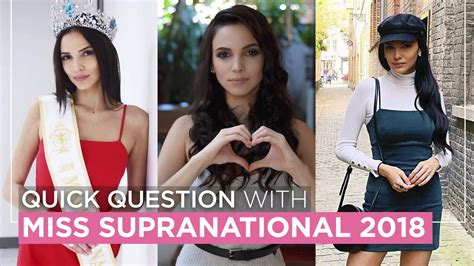 Quick Question With Miss Supranational Valeria Vazquez Lifestyle