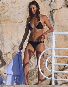 Michelle Rodriguez Shows Off In A Simple Black Bikini
