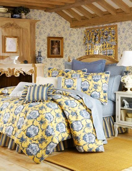 Modern Bedroom Decorating Ideas In Provencal Style Blue Yellow