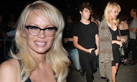 Pamela Anderson Flashes Her Cleavage As She Hits Alexander Wang Nyfw