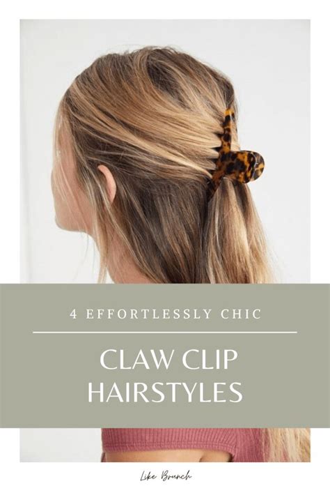 23 Easy Claw Clip Hairstyles For Short Hair Hairstyle Catalog