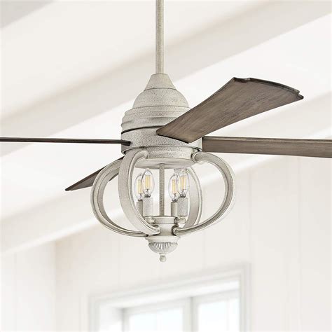 60 Craftmade Augusta Led Ceiling Fan In Cottage White With Remote