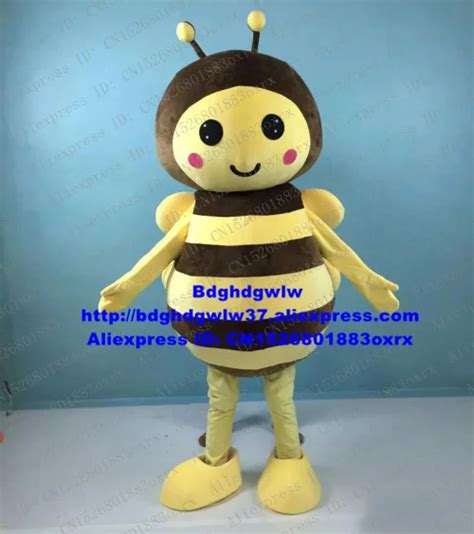 Bee Honeybee Mascot Costume Adult Cartoon Character Outfit Suit