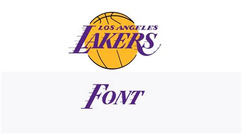 Lakers Font Fonts Max