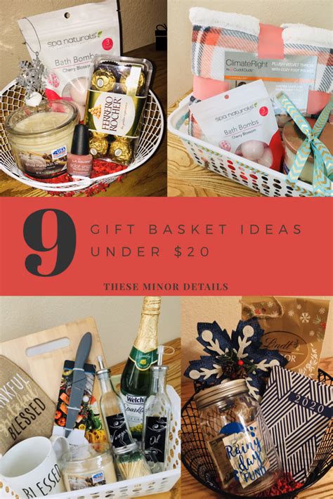 And yes we included sale items, so there's a chance some of these prices could be higher than originally posted. Gift Basket Ideas Under $20 | These Minor Details