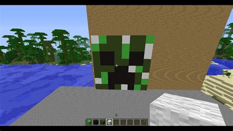 Minecraft Pixel Art Creeper Head Youtube