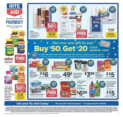 Rite Aid January Pharmacy Sale Valid From Jan 12 18 2020